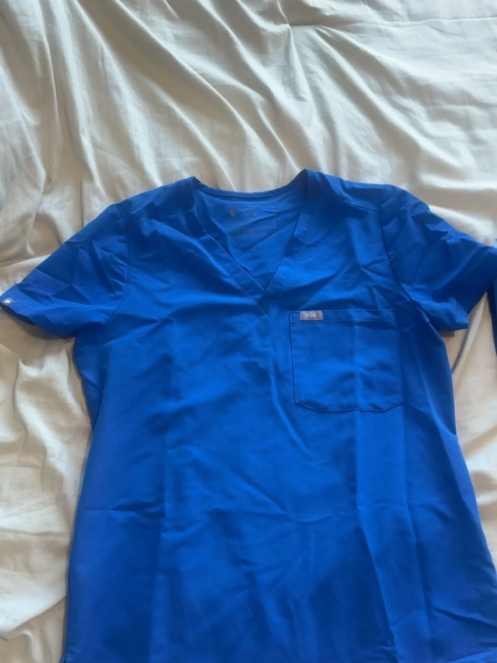 Figs Women's Royal Blue Catarina™ - One-Pocket Scrub Top